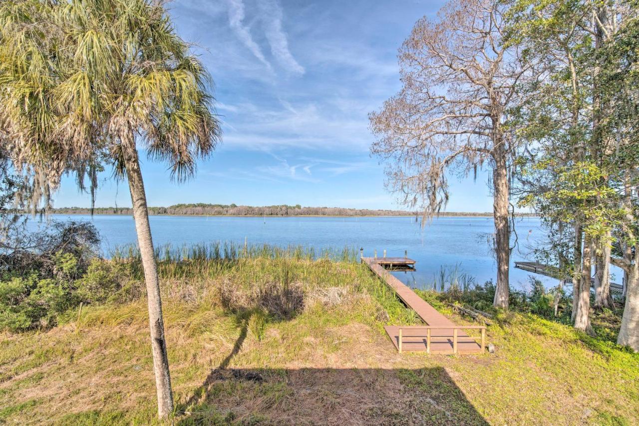 Lakefront Crystal River Home With Private Dock! Exteriör bild
