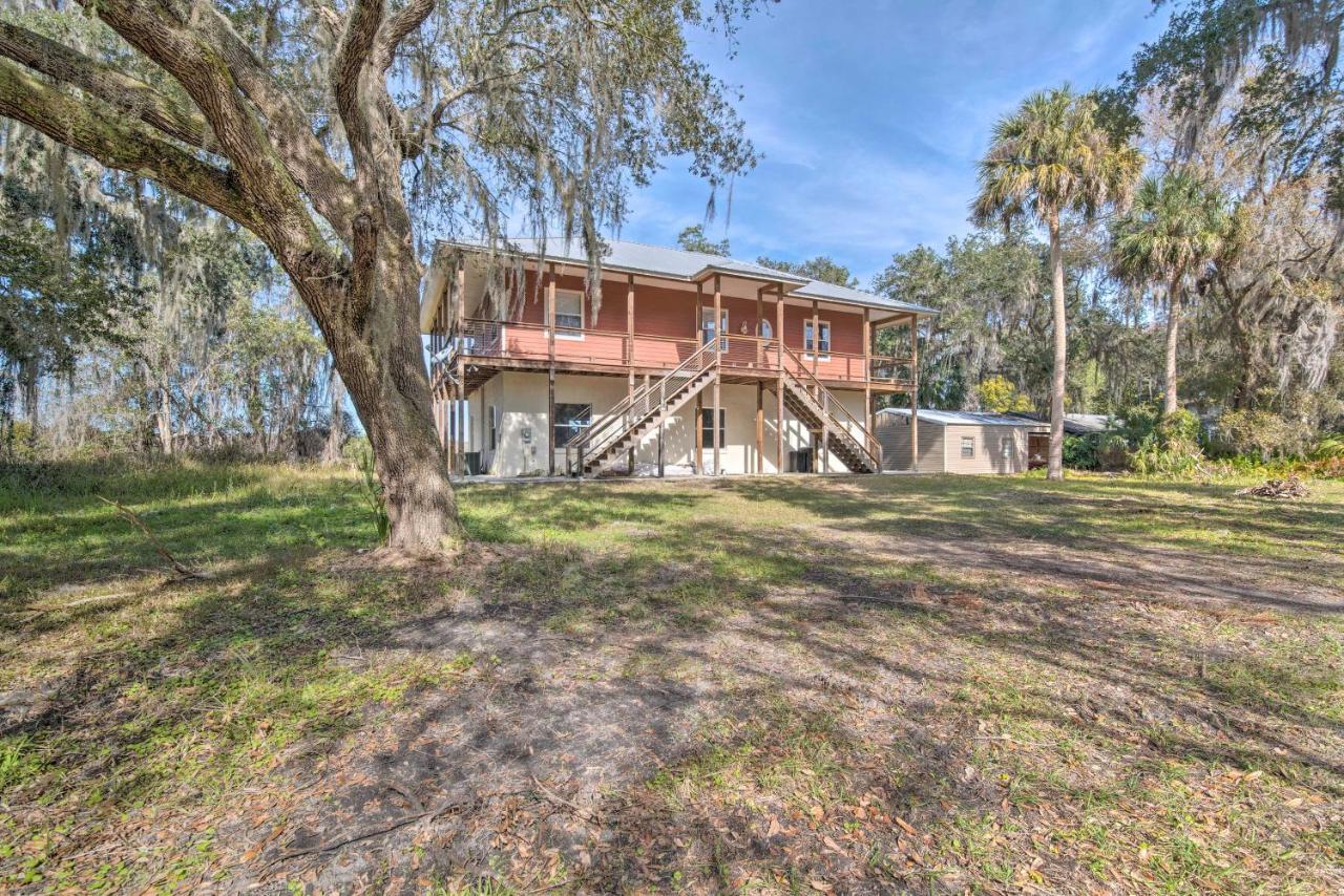 Lakefront Crystal River Home With Private Dock! Exteriör bild