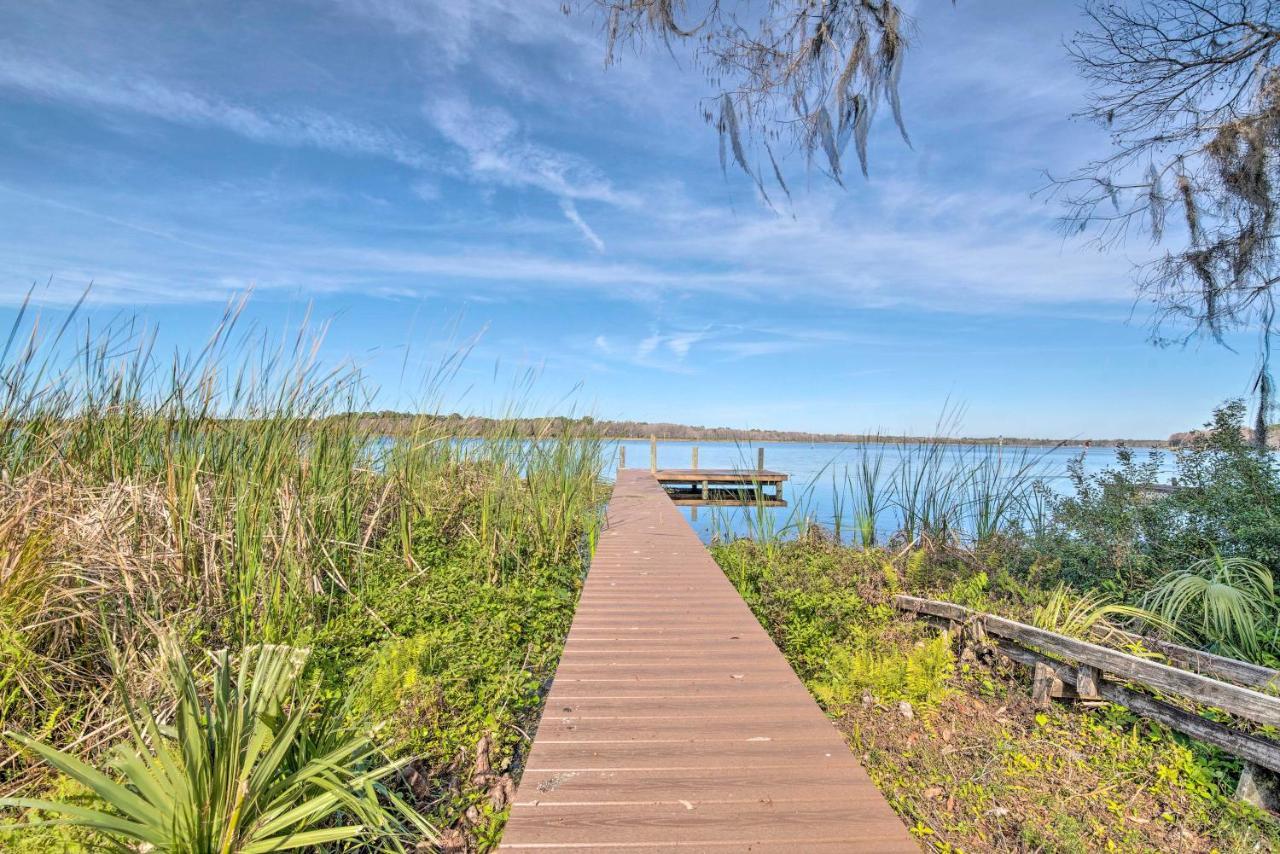 Lakefront Crystal River Home With Private Dock! Exteriör bild