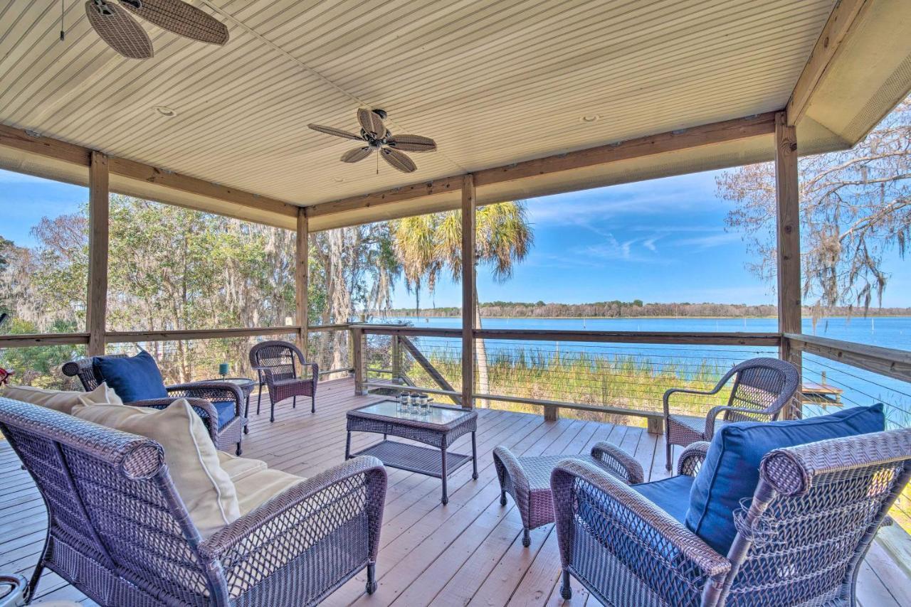 Lakefront Crystal River Home With Private Dock! Exteriör bild