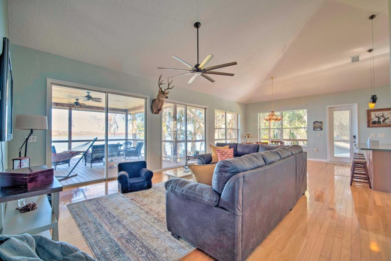 Lakefront Crystal River Home With Private Dock! Exteriör bild