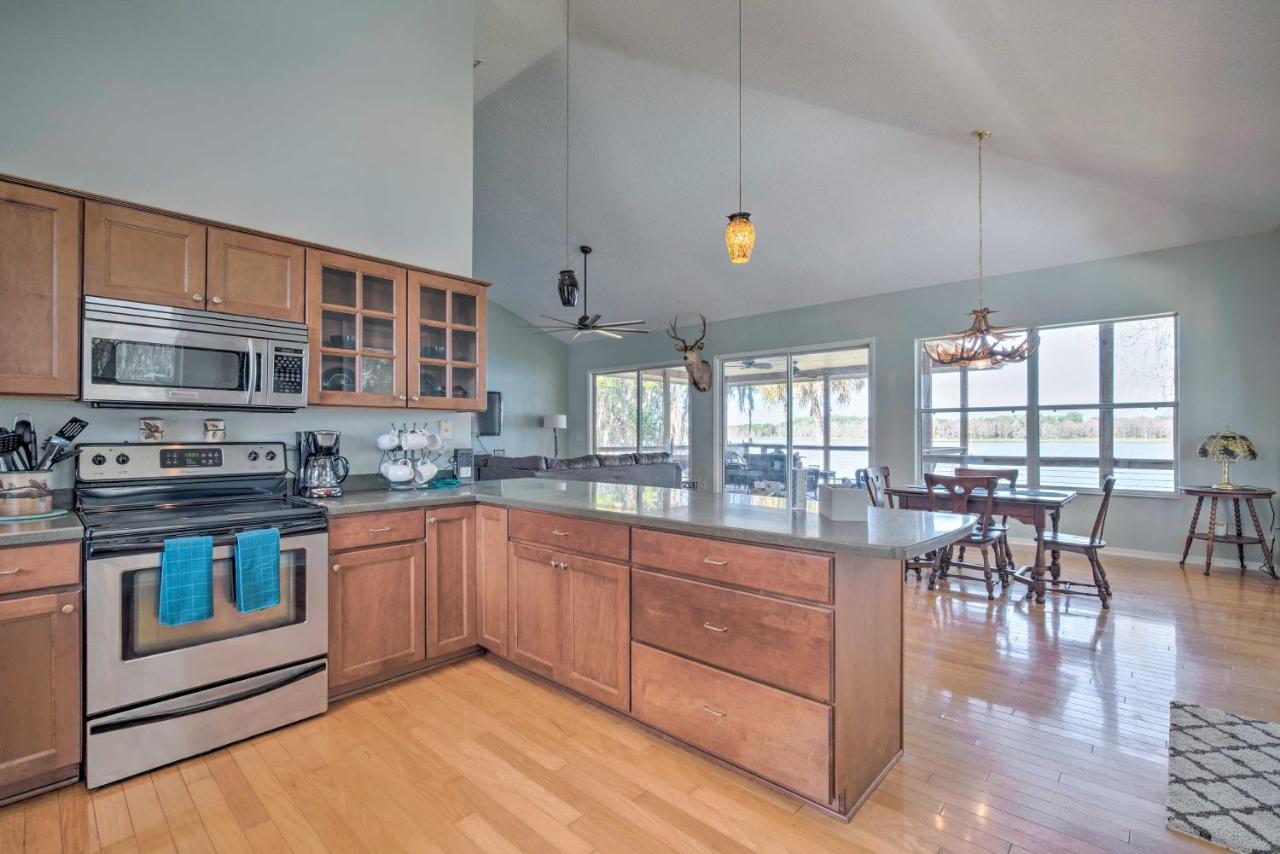 Lakefront Crystal River Home With Private Dock! Exteriör bild